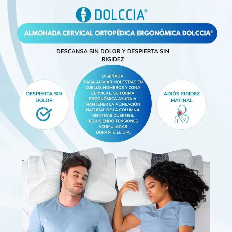 ALMOHADA CERVICAL ORTOPÉDICA ERGONÓMICA