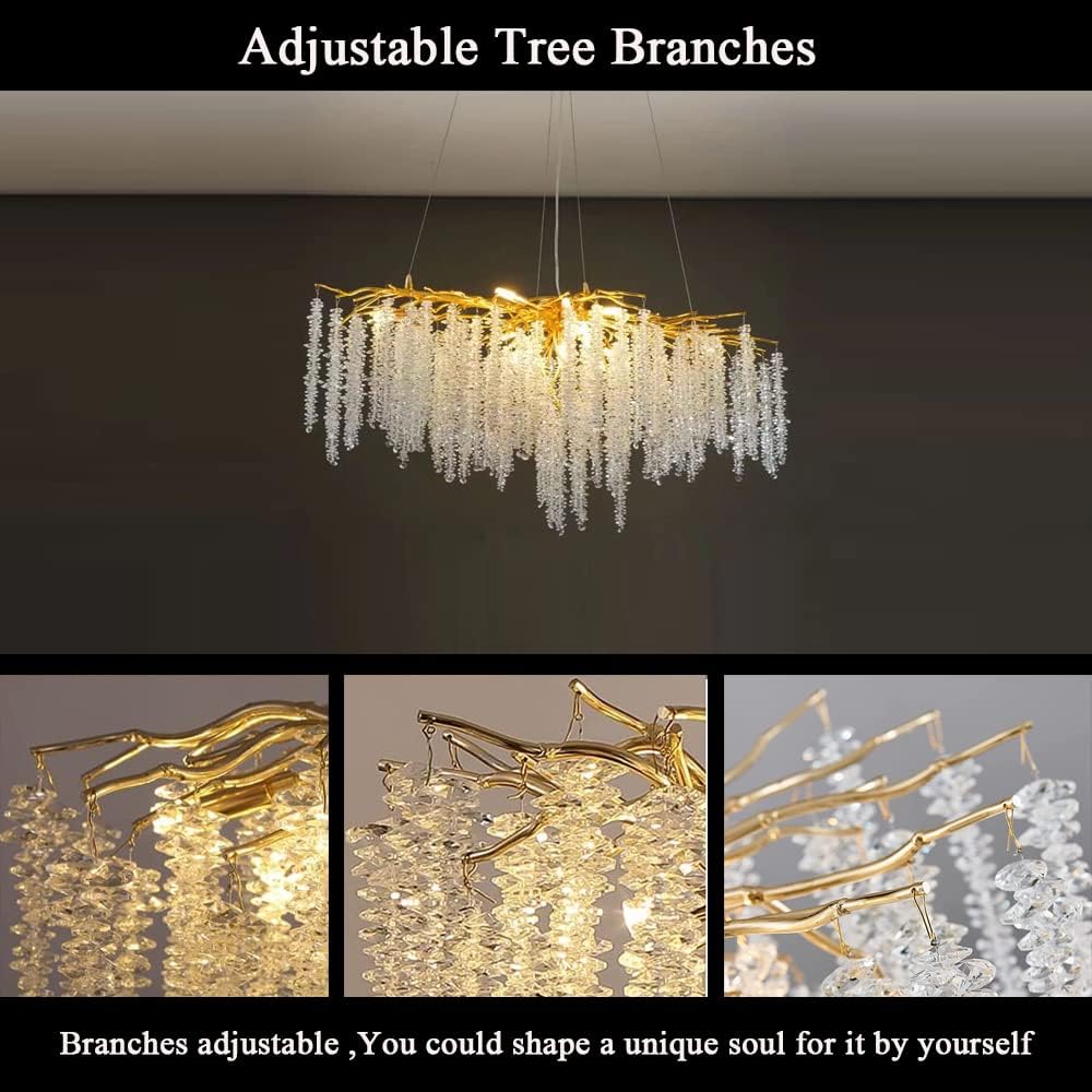 Lustre Oriental en Verre Cristallin – Style Marocain Authentique
