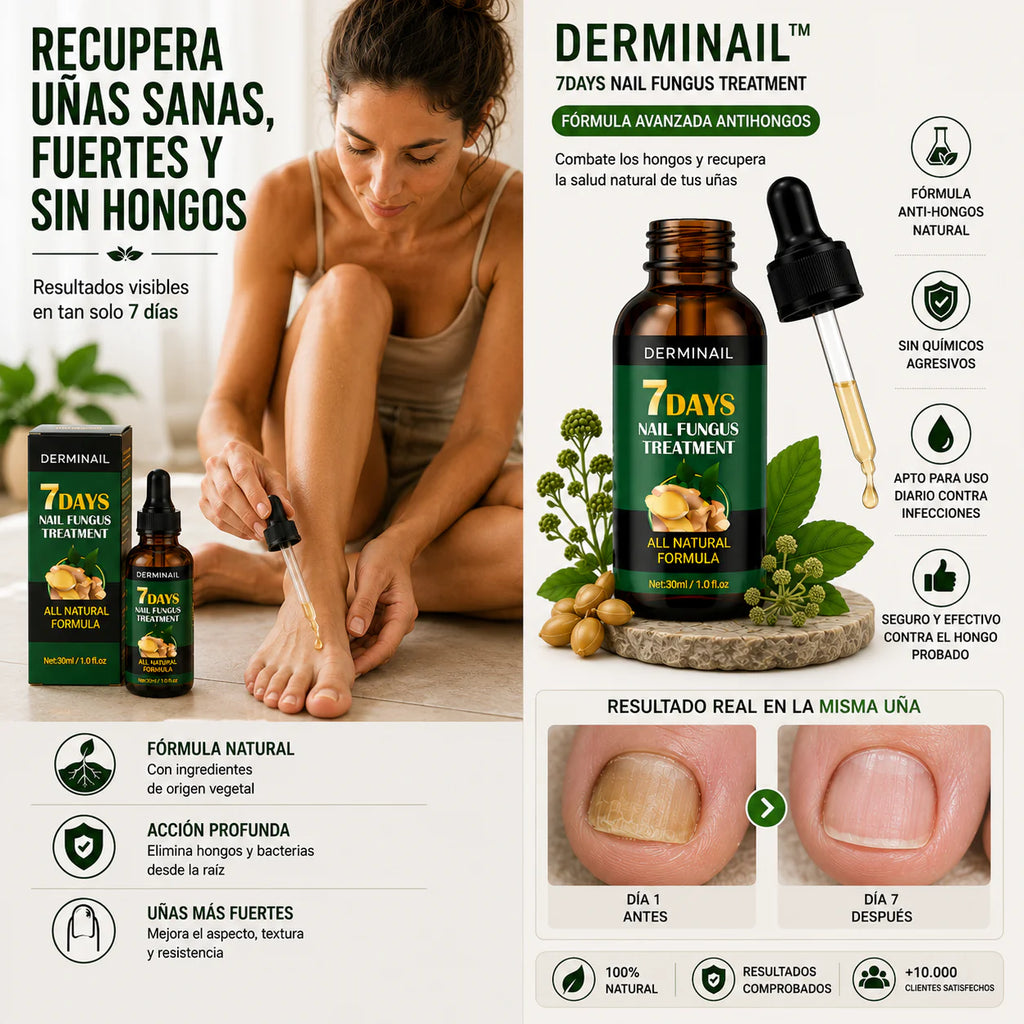 TRATAMIENTO ANTI HONGOS 100% NATURAL 7 DÍAS