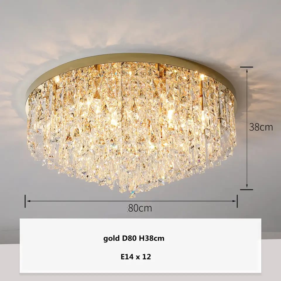 ✨ Lustre en Cristal – Élégance et Brillance Intemporelle