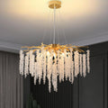 Lustre Oriental en Verre Cristallin – Style Marocain Authentique